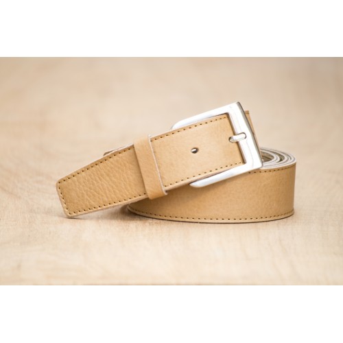 CEINTURE CUIR NATUREL| La jean